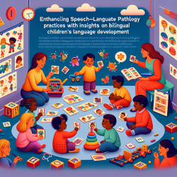 Enhancing Speech-Language Pathology Practices with Insights on Bilingual Preschool Children's Language Development || TinyEYE Online Therapy