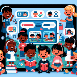 Feasibility and Enjoyment of Tablet-Based Story-Listening Games for Kindergarteners || TinyEYE Online Therapy