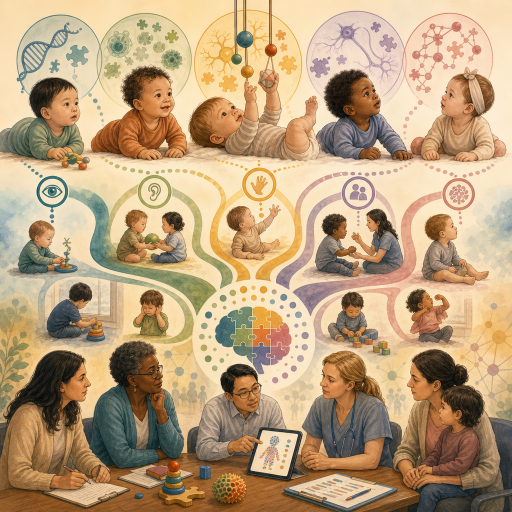 Early Autism Markers Vary Because the Underlying Biology Is Heterogeneous 