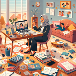 The Joyful Chaos of Working from Home as a School Social Worker || TinyEYE Online Therapy