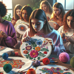 The Therapeutic Power of Embroidery in Art Therapy for Adolescent Girls || TinyEYE Online Therapy